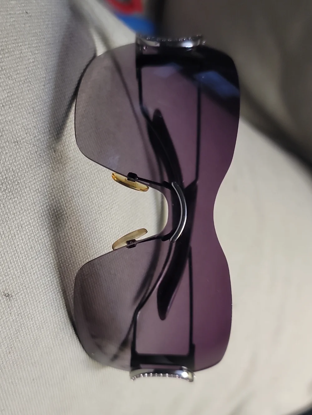 Christian Dior Diorly 1 Shield Sunglasses Y2K Galliano Era, Purple